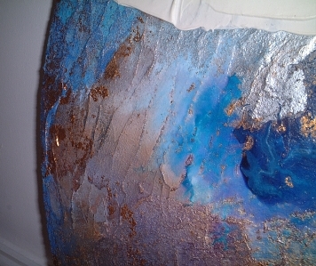 abstract painting of flower