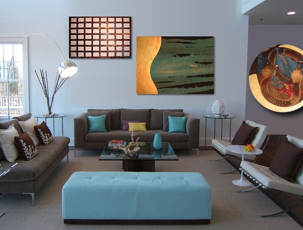 original abstract painting - 3 Paintings