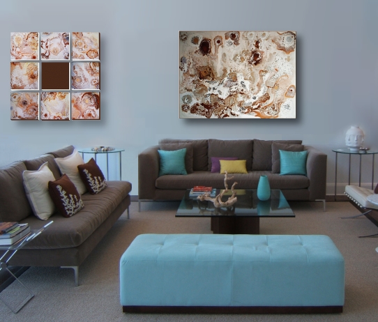 original abstract painting - 2 Paintings