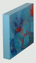 large abstract painting