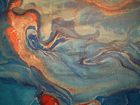 abstract canvas painting