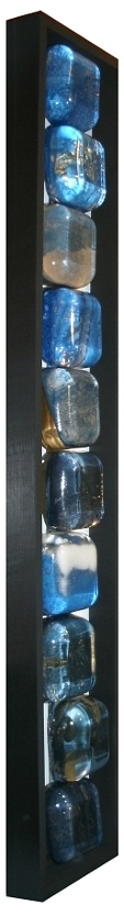 An ultramarine, sapphire and aqua painting. modern art paintings and posters for sale