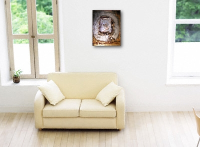 A mustard, saffron and amber painting. modern art paintings