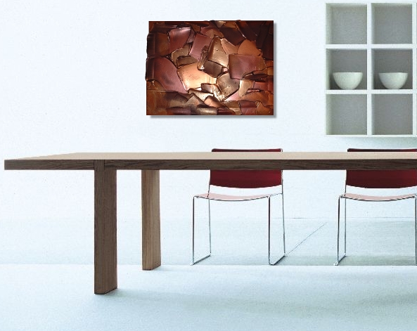 abstract painting of flower