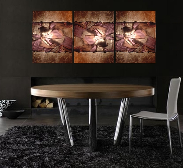 abstract canvas painting