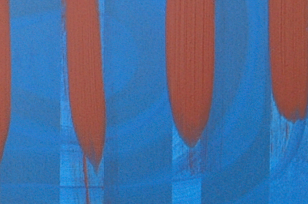 abstract painting of flower