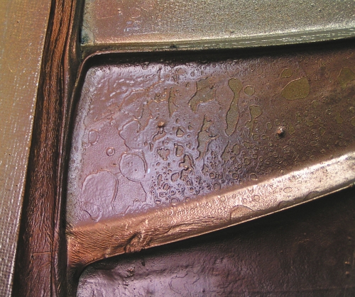 A brass, bronze and copper painting. buy abstract art