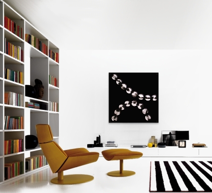 A black wall sculpture. buy abstract art