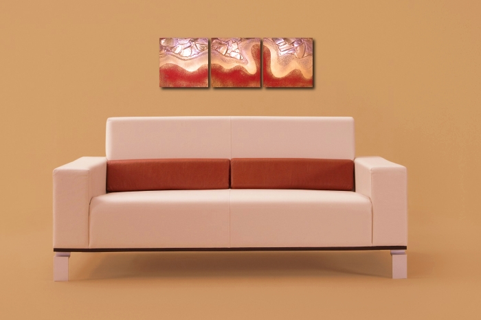 A maroon, crimson and copper painting. buy fine art