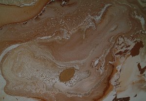 large abstract painting