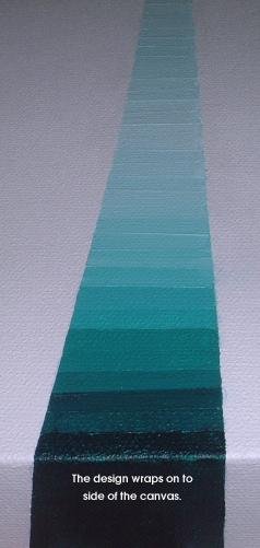 abstract canvas painting