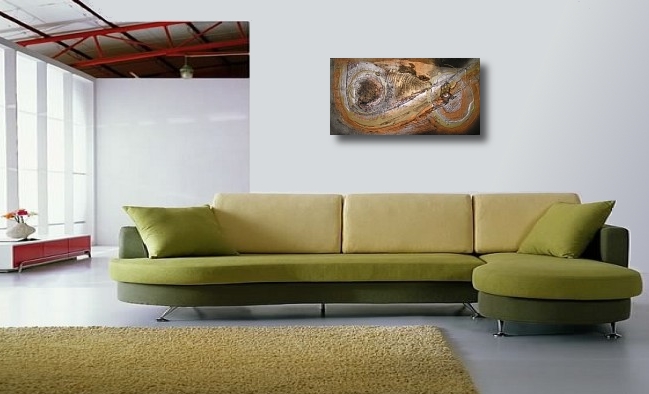 A gold, rust and copper painting. modern paintings