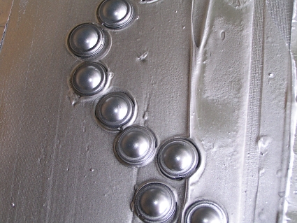 A grey, silver and platinum painting. abstract art for sale