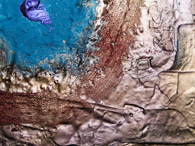 A lilac, powder blue and cobalt painting. buy art work online