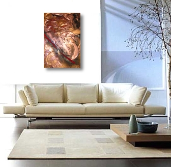 A burgundy, red and crimson painting. gallery search modern art paintings