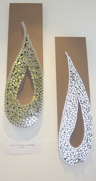 A plum, platinum and magenta wall sculpture. buy contemporary art