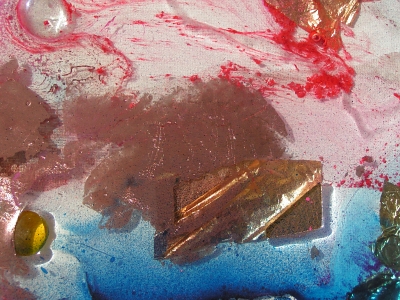 An ultramarine, blue and sapphire painting. artist painting modern art