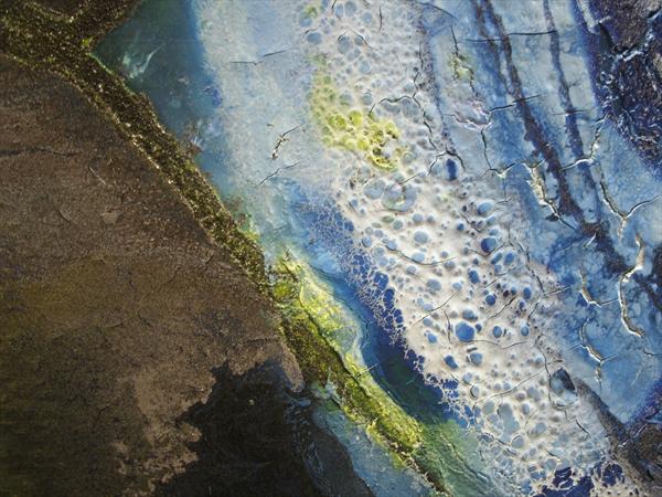 A blue painting. buy abstract art