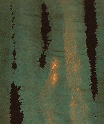 A black, gold and sapphire painting. abstract painting picture