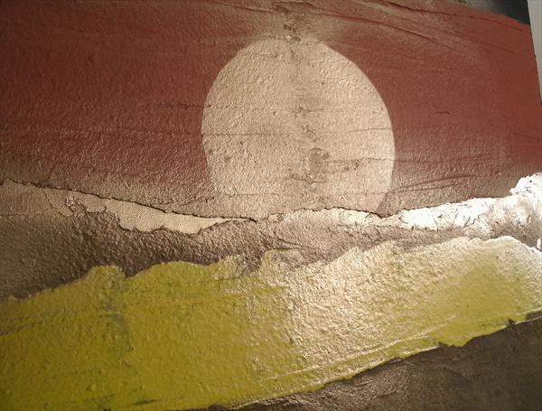 A yellow and gold painting. buy art