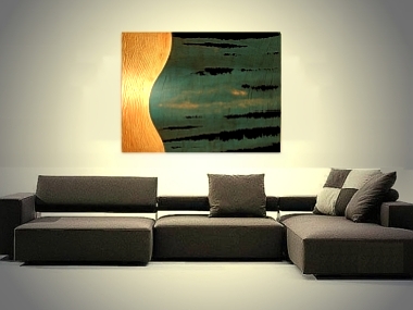 A cobalt, black and sapphire painting. modern art paintings and posters for sale