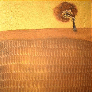 large abstract painting