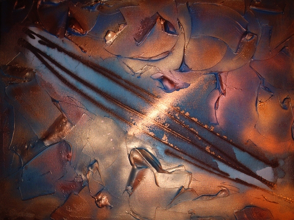 abstract canvas painting