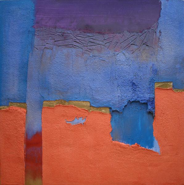 abstract painting of flower