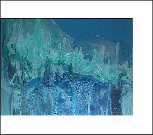 large abstract painting
