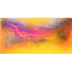 large abstract painting