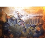 large abstract painting