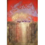 large abstract painting
